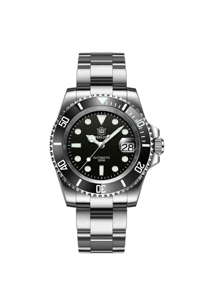Steeldive Ceas automat de scufundări SD1953, mecanism NH35, cristal de safir,...