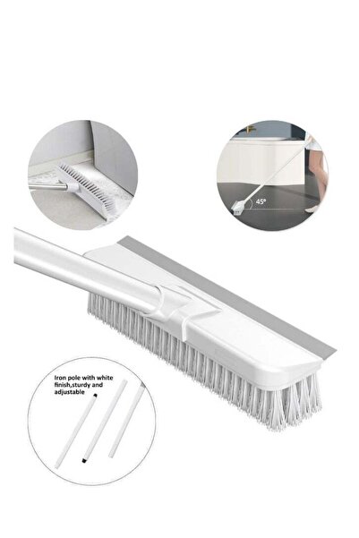 Generic Floor Scrub Brush with Long Handle 110 cm – 2 in 1 Stiff Bristle Brus...