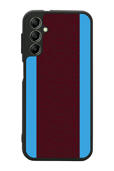 Aksel Kılıf متوافق مع هاتف سامسونج جالاكسي A34 مطبوع ، أسود غير لامع، سيليكون...