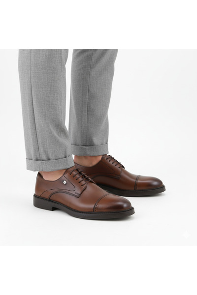 Fosco 3232 Genuine Leather Classic Men's Shoes