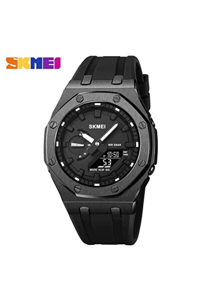 Skmei 2243 Black Men's Digital Watch – Multiple Functions, Sport Design, Stopwatch, Alarm