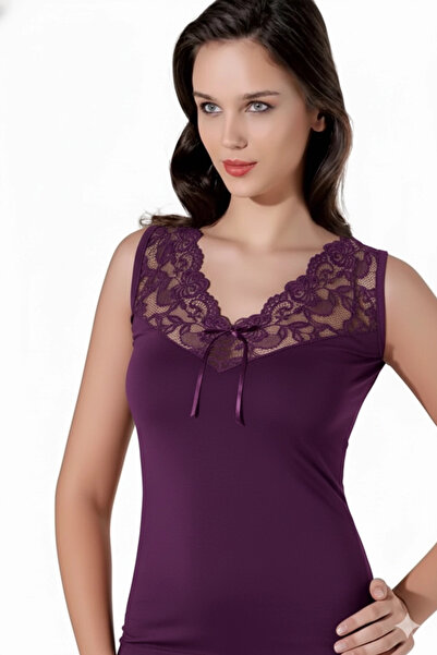 AL - KAR TİCARET Şahinler Lace V-Neck Undershirt B398