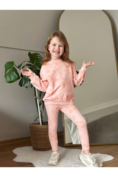 Melodikids طقم ملابس للفتيات من قطعتين قماش قابل للتمدد