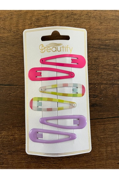 gülümse gel Çocuk 6'lı Çıtçıt Toka Seti Çıtçıtlı Toka Renkli Rengarenk Çeşit ...