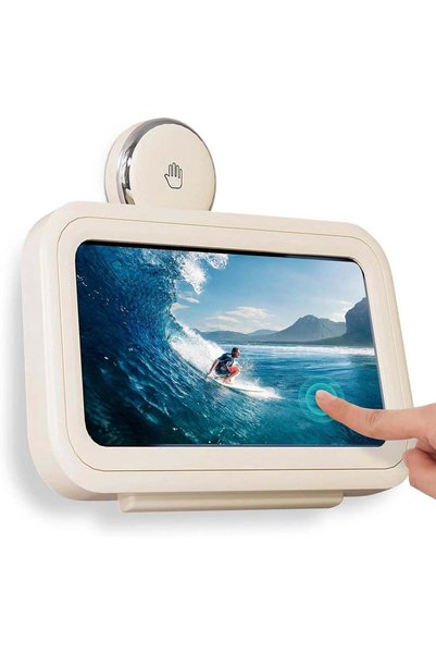 Generic Phone Holder for Shower, Waterproof 360° Rotating Adjustable Suction ...