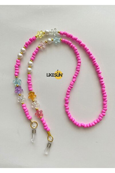 LiKESUN HOME Beaded Children's Glasses Strap Glasses Cord