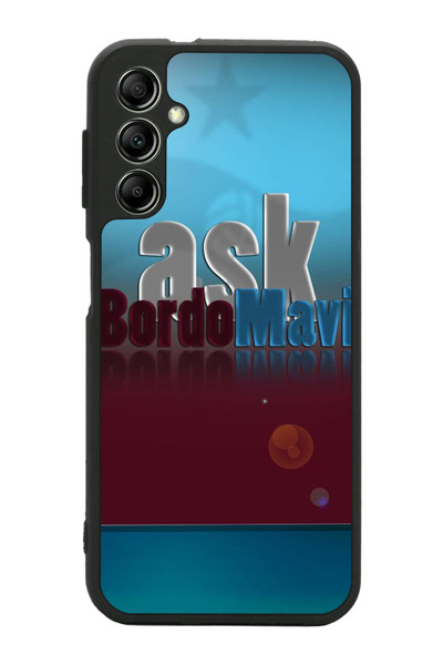 Aksel Kılıf متوافق مع هاتف سامسونج جالاكسي A34 مطبوع ، أسود غير لامع، سيليكون...