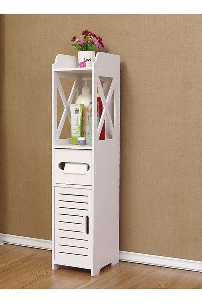 Generic Bathroom Storage Corner Floor Cabinet