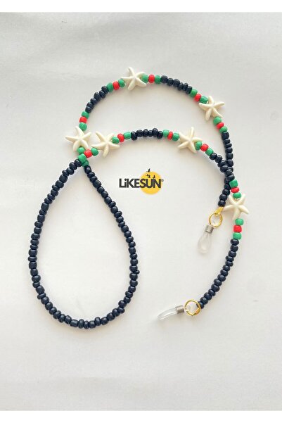 LiKESUN HOME Beaded Children's Glasses Strap Glasses Cord