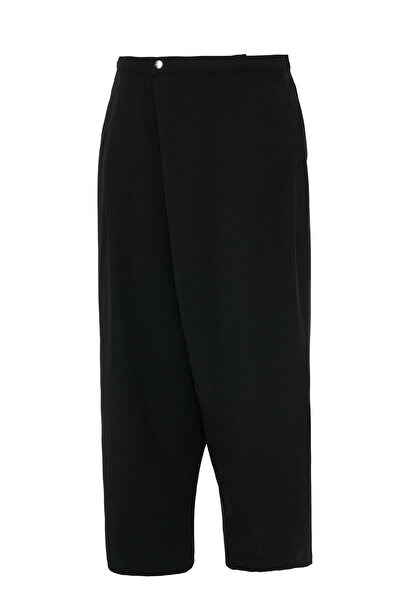 MORREZ Rafe Asymmetric Wrap Pantolon Siyah