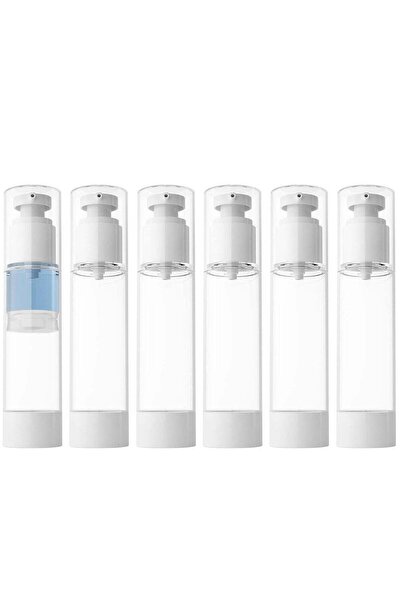 Generic 3.4 Oz 100ml Clear Airless Cosmetic Cream Pump Bottle Travel Size Dis...