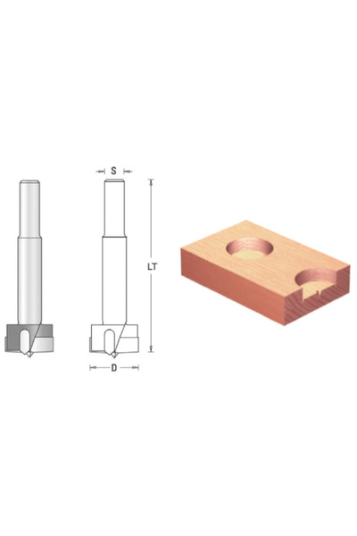 ELBE Τρυπάνι ακριβείας για μεγάλες τρύπες, επιμετάλλωση CMS, πεπλατυσμένος κυ...