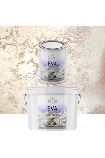 YaYa Color 2.5L + 1L Free Package, Luxury Decorative Paint, Eva Madreperla Coffee with Milk with Glass Flakes