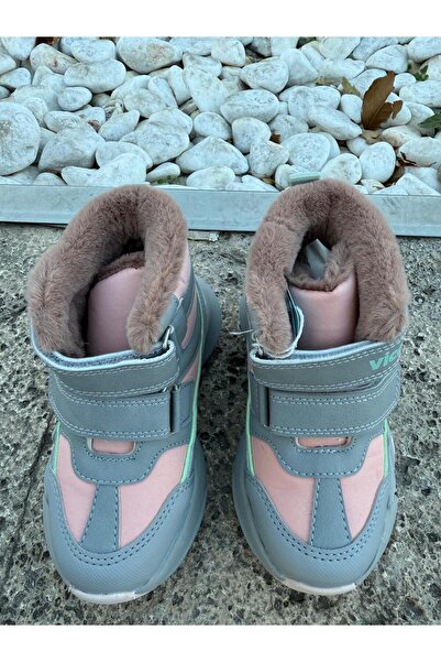 Vicco Unisex Girls-Boys Children's Boots with Fur Inside, Non-Slip Sole, Water Resistant