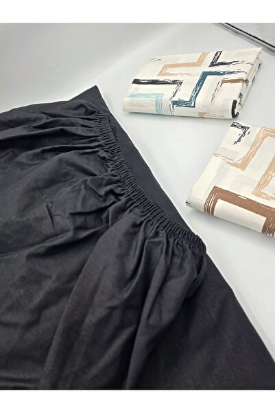 pınarhome collectıon 100% COTTON FABRIC RUBBERED SHEET+PILLOW CASE CORNER DEEP 28-30 CM SOFT FABRIC NEW SEASON