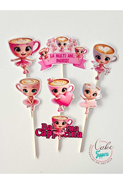 Aniversari de Neuitat Ballerina Cappuccina topper set