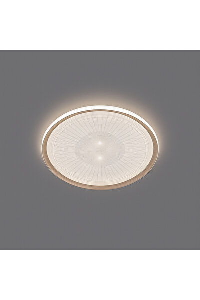 KUZENLER Tavana Sıfır 3 Renkli LED Kumandalı Modern Tavan Avizesi