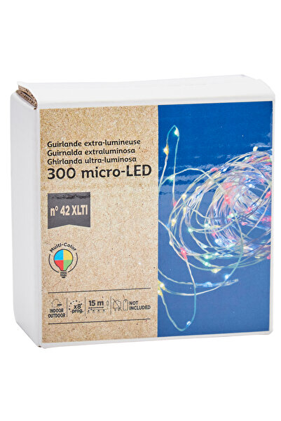 Carrefour Carrefour light installation, 300 LEDs, 15m, multicolor