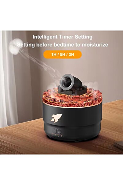 İMEXTECH VİVOPACK Volkanik Kule Nemlendirici Nem Alma Cihazı Aromaterapi Renkli LED Işık 280 ml