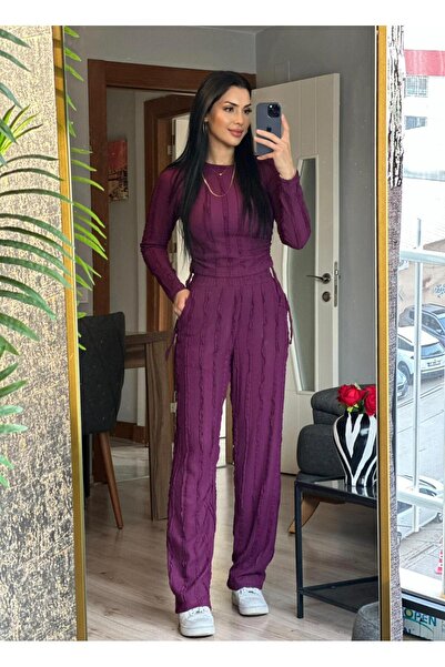 inci bayan giyim SET HOLLA BÜZGÜLÜ