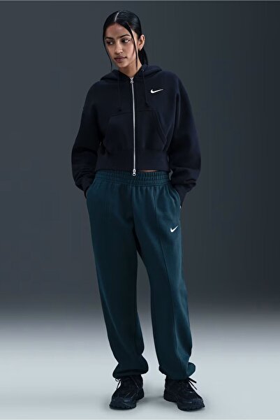Nike Sportswear Eats. Collection Normal Belli Bol Cut Petrol Blue Women's Sweatpants
