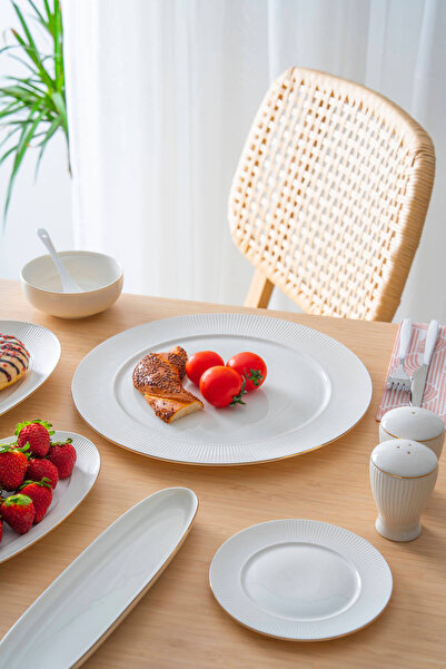 ACAR Zahara 12 Kişilik 52 Parça Porselen Kahvaltı Takımı