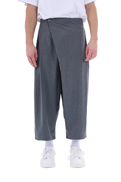 MORREZ Rafe Asymmetric Wrap Pantolon Antrasit