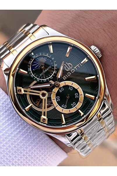 Bigotti Automatic and Self-Winding Steel Does Not Tarnish and Does Not Lose Color 5 Atm Men's Wristwatch Ebg.10683.4