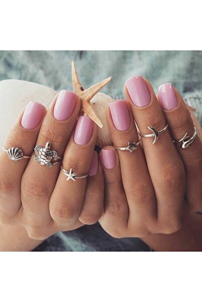 Pursehuit Set de 6 inele argintii, Nala C1