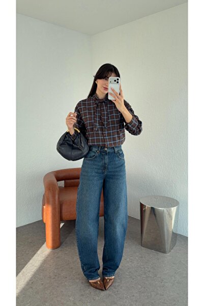 HAZELANNA Baggy Blue Jean