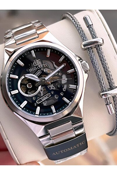 Bigotti Automatic and Self-Winding Steel Does Not Oxidize and Does Not Lose Color 5 Atm Men's Wristwatch Ebg.10692.2