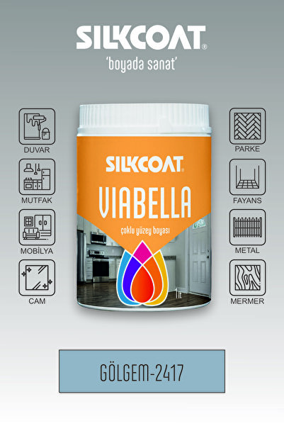 Silkcoat Viabella Yeni Nesil Dönüşüm Boyası –Mutfak Banyo Dolap Fayans Mermer...