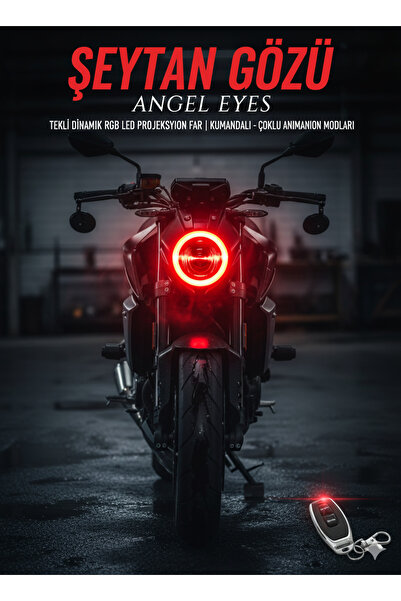 OEM Şeytan Gözü Kumandalı Angel Far Tekli Araç/Motor