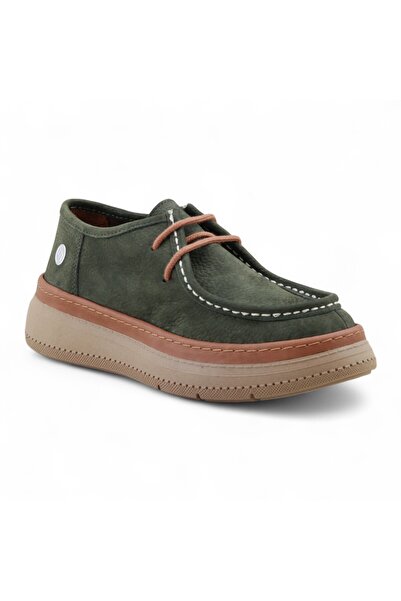 Mammamia D25KA-7025 حذاء نسائي من الجلد الطبيعي