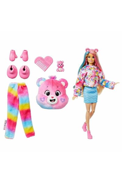 mattel Care Bears Mascot Doll Set, Colorful Edition, Premium Cylinder Packaging, Mettel