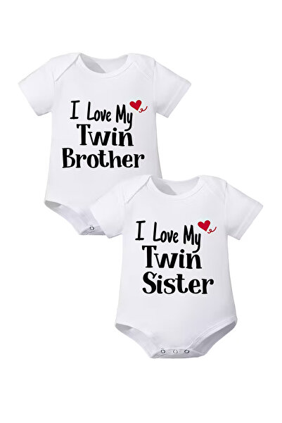 CACTUS COLLECTION Twin Baby Twin Baby Bodysuit Set of 2