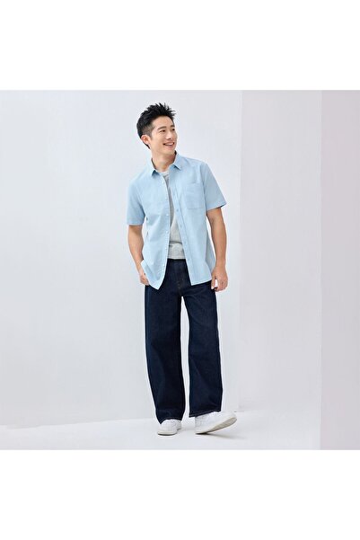 Giordano Men's Lyocell Cotton Relax Fit Shirt