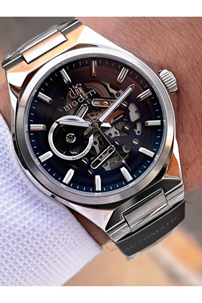 Bigotti Automatic and Self-Winding Steel Does Not Oxidize and Does Not Lose Color 5 Atm Men's Wristwatch Ebg.10692.3