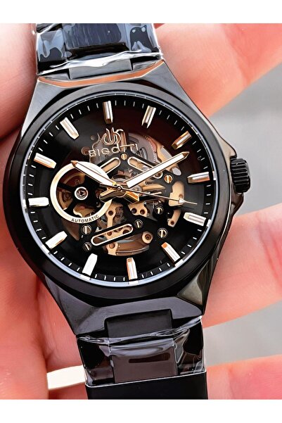 Bigotti Automatic and Self-Winding Steel Does Not Oxidize and Does Not Lose Color 5 Atm Men's Wristwatch Ebg.10683.5