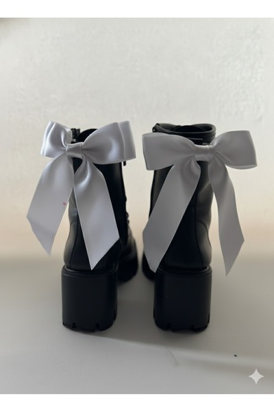 SERENA BD Kurdele charm klipsli saten kurdele ayakkabı bot charmı