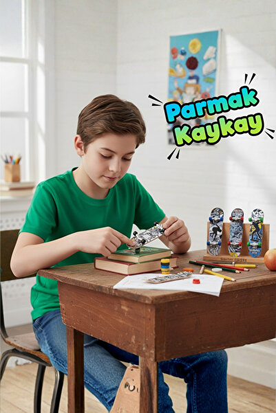 craftivio Mini Parmak Kaykay Sök Tak Aksesuarlı 3+ Yaş