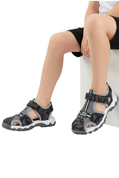 Limbeo Guaranteed Daily Closed Front and Back Soft Sole Camouflage Velcro Baby Boy Sandals Slippers