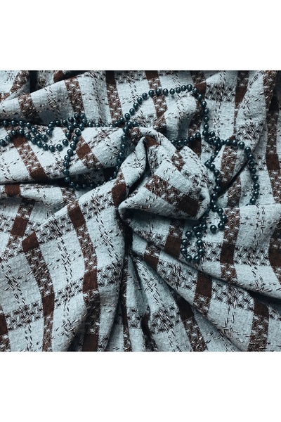 SARE NEHİR Meterage Cotton Chanel Fabric