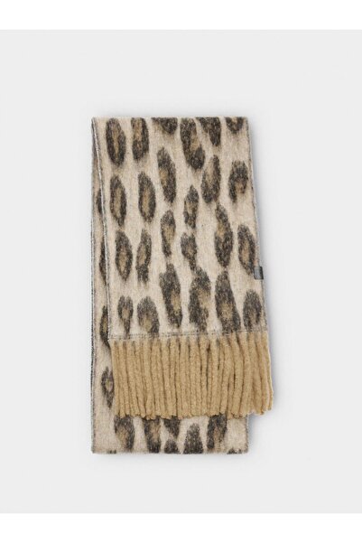 PARFOIS Püsküllü Desenli Atkı