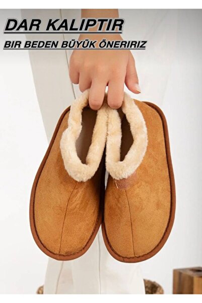 LİNORA شباشب منزلية للرجال باللون البني