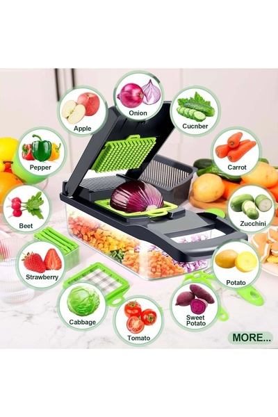 BULUT Doğrayıcı Dicer Patates Sebze Küp Rende Mandolin Dilimleyici Jülyen Kesici Mutfak Chopper