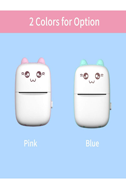 OEM Portable Bluetooth USB thermal label printer with 13 paper rolls and accessory set