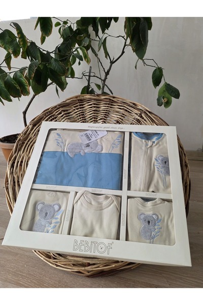 Bebitof طقم حديثي الولادة مكون من 10 قطع - طقم خروج الطفل من المستشفى، ناعم و...