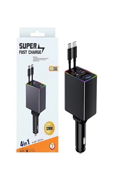 Generic 120W Super Fast Car Charger M38