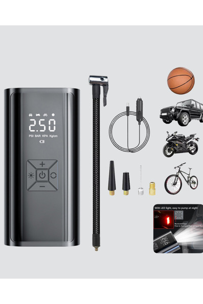ZERO LAND Lvsqvr Wireless Digital Tire Inflator Pump Led (205316) 80W with Light